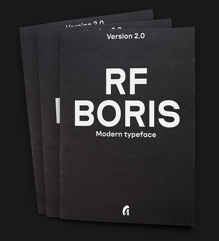 Шрифт RF Boris